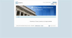 Desktop Screenshot of itunes.columbia.edu