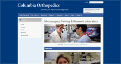 Desktop Screenshot of microsurg.hs.columbia.edu