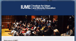 Desktop Screenshot of iume.tc.columbia.edu