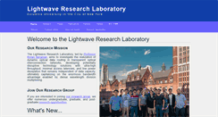 Desktop Screenshot of lightwave.ee.columbia.edu