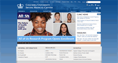 Desktop Screenshot of cumc.columbia.edu