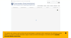 Desktop Screenshot of engineering.columbia.edu