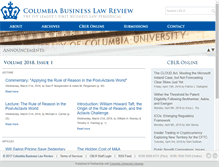 Tablet Screenshot of cblr.columbia.edu