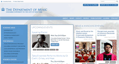Desktop Screenshot of music.columbia.edu