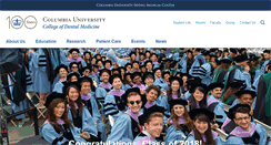 Desktop Screenshot of dental.columbia.edu