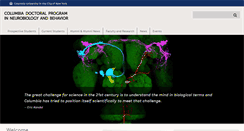 Desktop Screenshot of neurosciencephd.columbia.edu