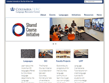 Tablet Screenshot of lrc.columbia.edu