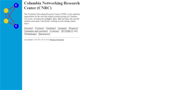 Desktop Screenshot of cnrc.columbia.edu
