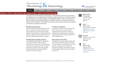 Desktop Screenshot of microbiology.columbia.edu