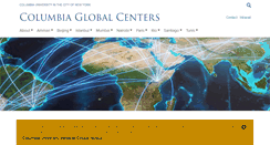 Desktop Screenshot of globalcenters.columbia.edu