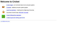 Tablet Screenshot of cricket.cc.columbia.edu