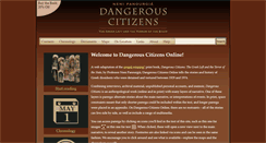 Desktop Screenshot of dangerouscitizens.columbia.edu