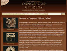 Tablet Screenshot of dangerouscitizens.columbia.edu