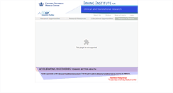 Desktop Screenshot of irvinginstitute.columbia.edu
