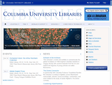 Tablet Screenshot of library.columbia.edu