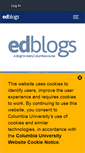 Mobile Screenshot of edblogs.columbia.edu