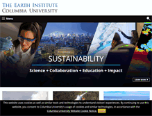 Tablet Screenshot of earth.columbia.edu