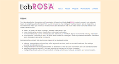 Desktop Screenshot of labrosa.ee.columbia.edu
