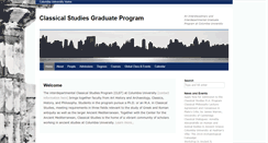 Desktop Screenshot of classicalstudies.columbia.edu