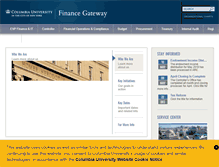 Tablet Screenshot of finance.columbia.edu