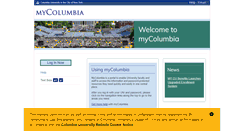 Desktop Screenshot of my.columbia.edu