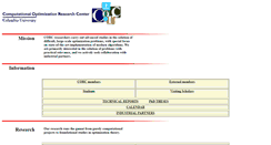 Desktop Screenshot of corc.ieor.columbia.edu