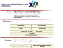 Tablet Screenshot of corc.ieor.columbia.edu