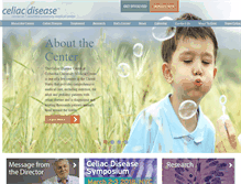 Tablet Screenshot of celiacdiseasecenter.columbia.edu