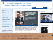 Tablet Screenshot of harriman.columbia.edu
