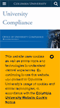 Mobile Screenshot of compliance.columbia.edu