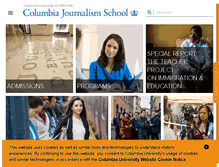 Tablet Screenshot of journalism.columbia.edu