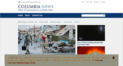 Desktop Screenshot of news.columbia.edu