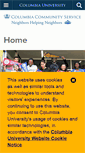 Mobile Screenshot of communityservice.columbia.edu