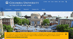 Desktop Screenshot of columbia.edu