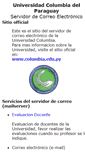 Mobile Screenshot of mail.columbia.edu.py