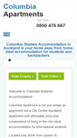 Mobile Screenshot of columbia.net.nz
