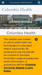 Mobile Screenshot of health.columbia.edu