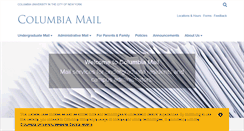 Desktop Screenshot of mailservices.columbia.edu