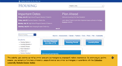 Desktop Screenshot of housing.columbia.edu