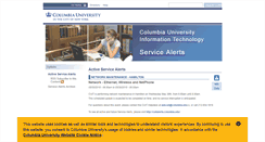 Desktop Screenshot of cuitalerts.columbia.edu