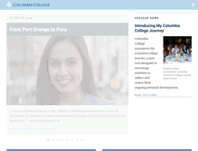 Tablet Screenshot of college.columbia.edu