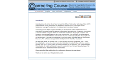 Desktop Screenshot of correctingcourse.columbia.edu