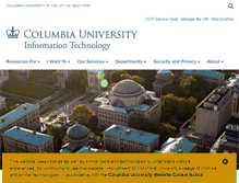 Tablet Screenshot of cuit.columbia.edu