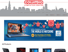 Tablet Screenshot of columbia.com.ph