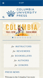 Mobile Screenshot of cup.columbia.edu