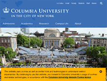 Tablet Screenshot of curp.columbia.edu