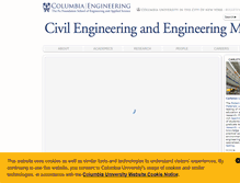 Tablet Screenshot of civil.columbia.edu