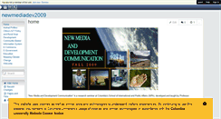 Desktop Screenshot of newmediadev2009.wikischolars.columbia.edu