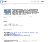 Tablet Screenshot of cuanalyzer.columbia.edu