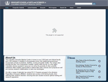 Tablet Screenshot of gsas.cumc.columbia.edu